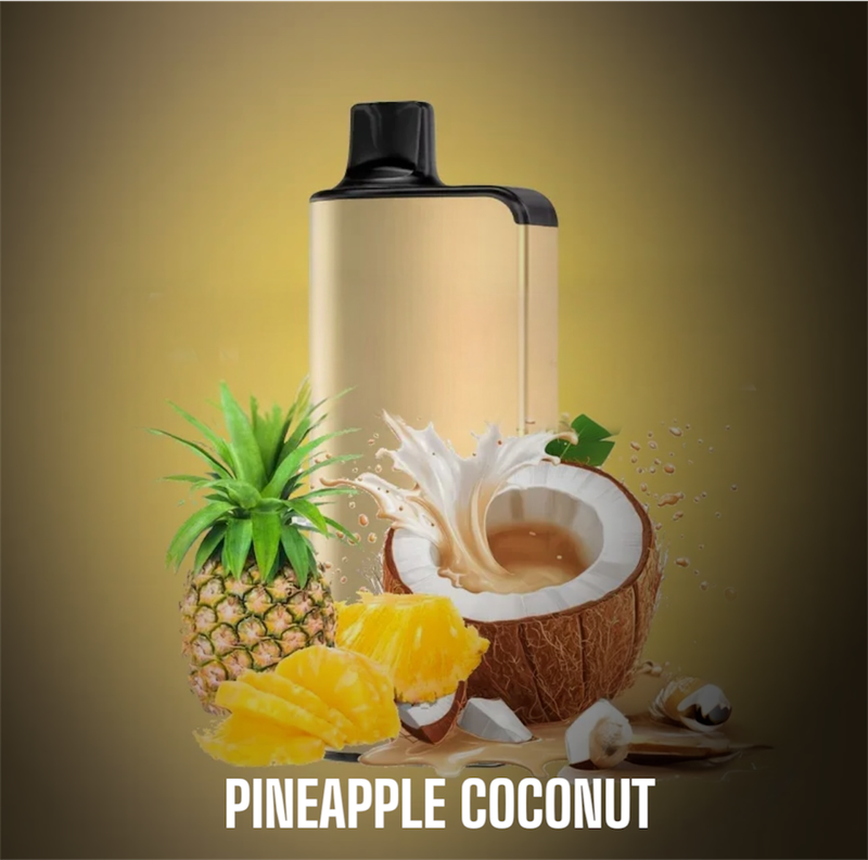 ALIBARBAR INGOT PINEAPPLE COCONUT 9000 PUFFS