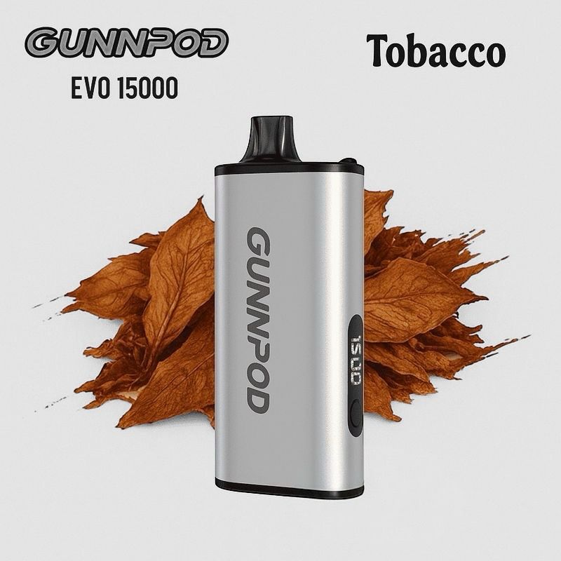 GUNNPOD EVO TOBACCO 15000 PUFFS