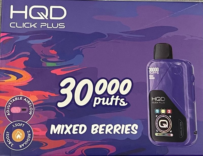 HQD CLICK PLUS MIXED BERRIES 30000 PUFFS