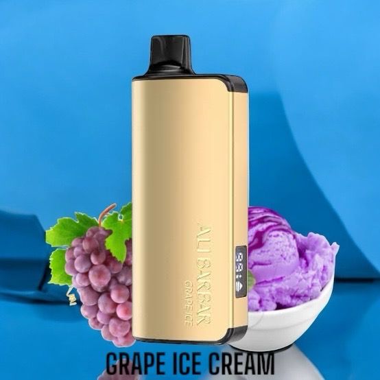 ALIBARBAR INGOT GRAPE ICE CREAM 9000 PUFFS