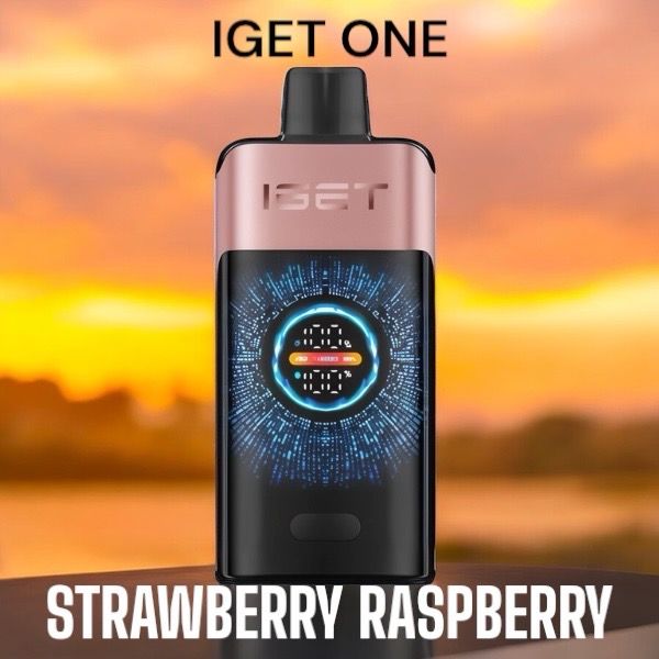 IGET ONE STRAWBERRY RASPBERRY 12000 PUFFS