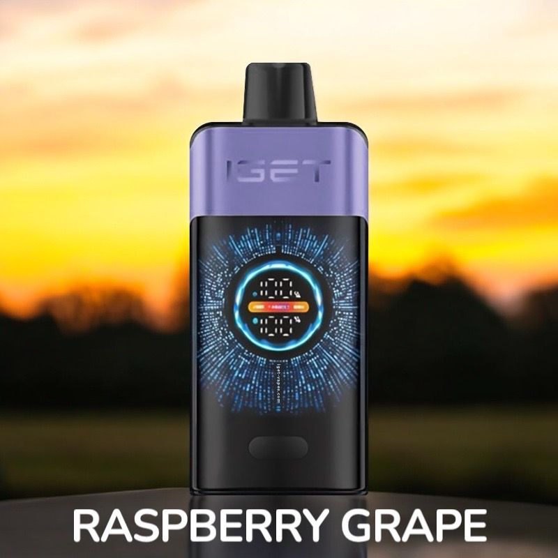IGET ONE  RASPBERRY GRAPE 12000 PUFFS