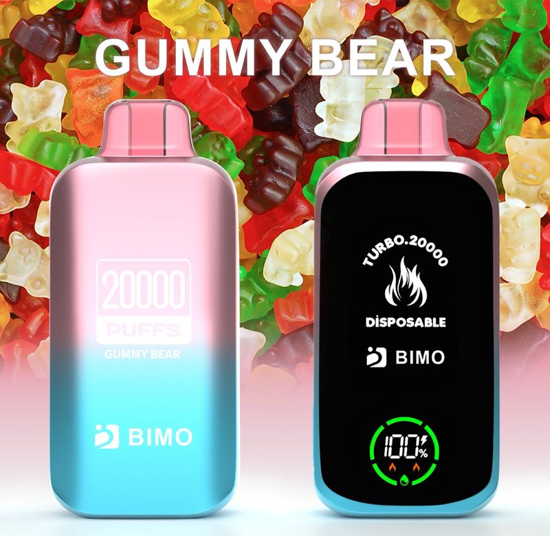 BIMO TURBO GUMMY BEAR 20000 PUFFS
