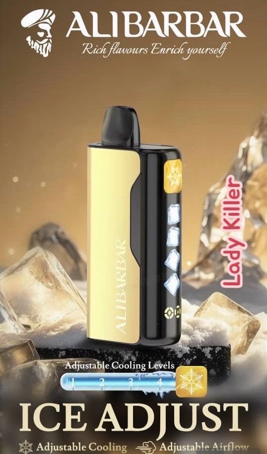 ALIBARBAR ICE ADJUST LASY KILLER 12K PUFFS
