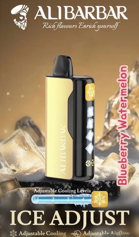 ALIBARBAR ICE ADJUST BLUEBERRY WATERMELON 12K PUFFS