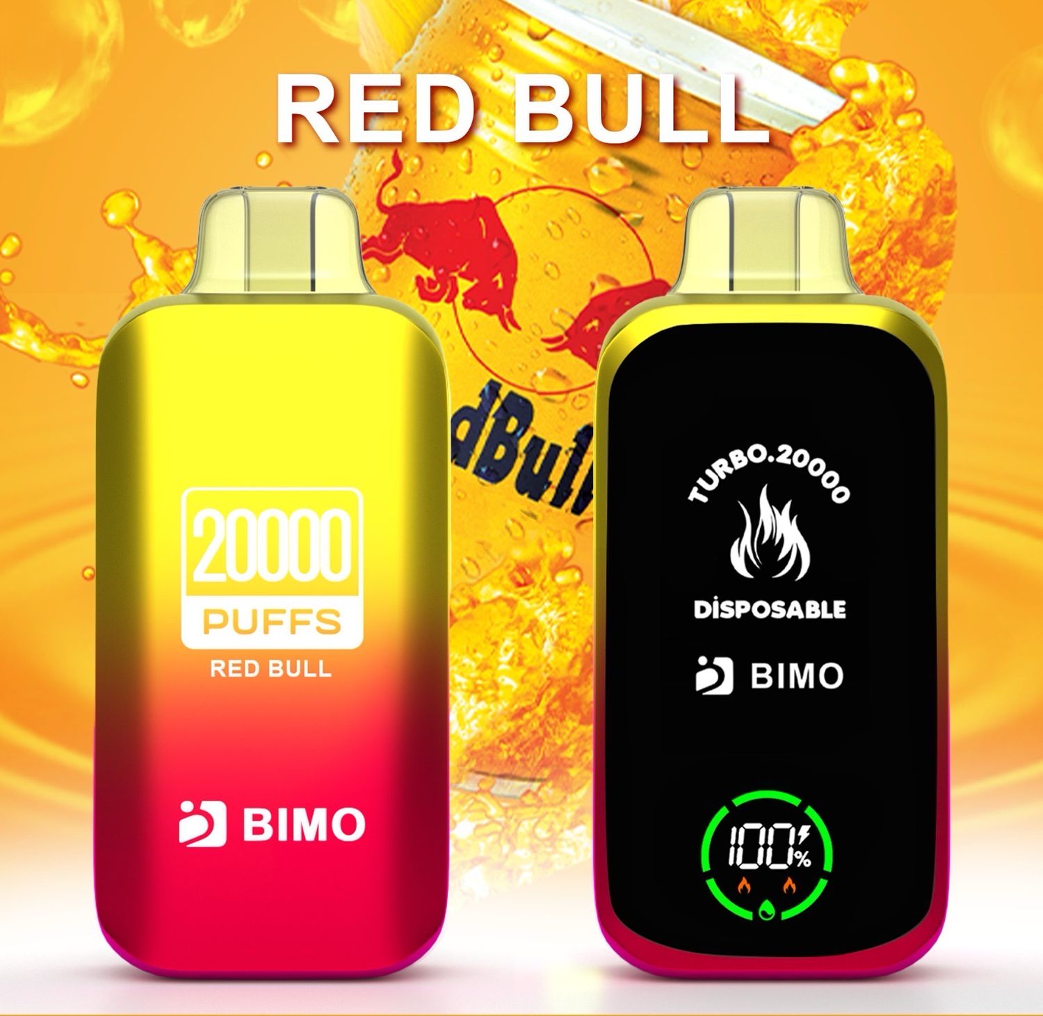 BIMO TURBO RED BULL 20000 PUFFS