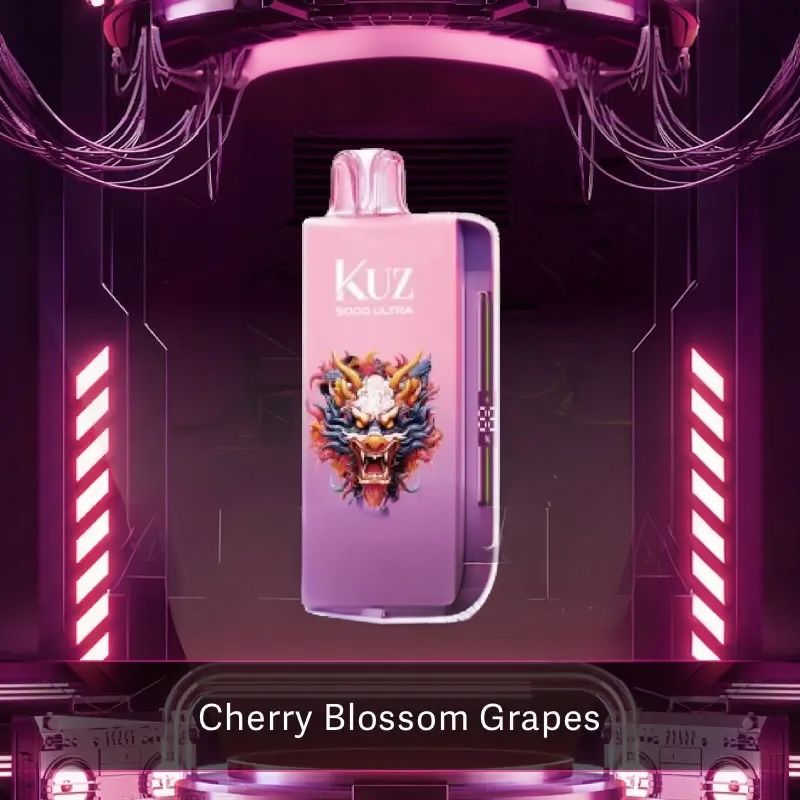 KUZ LUX CHERRY BLOSSOM GRAPES 9000 PUFFS