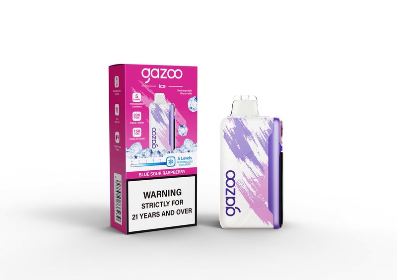 GAZOO BLUE SOUR RASPBERRY 20K PUFFS