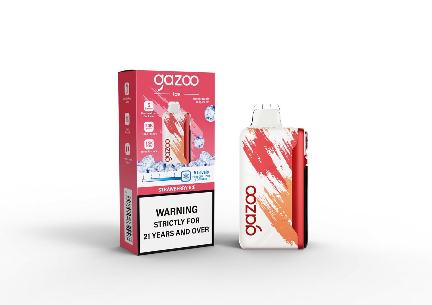 GAZOO STRAWBERRY ICE 20K PUFFS