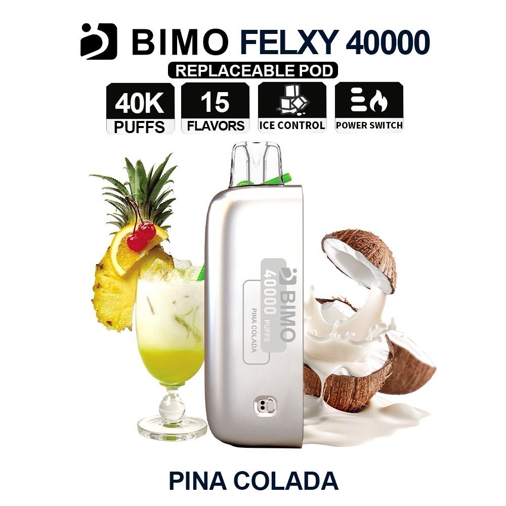 BIMO FELXY PINA COLADA POD ONLY 40K PUFFS
