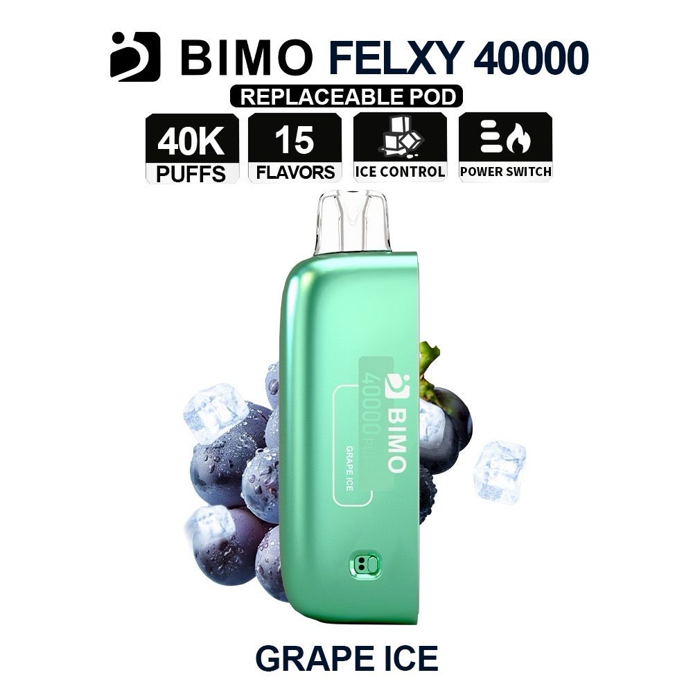 BIMO FELXY GRAPE ICE POD ONLY 40K PUFFS