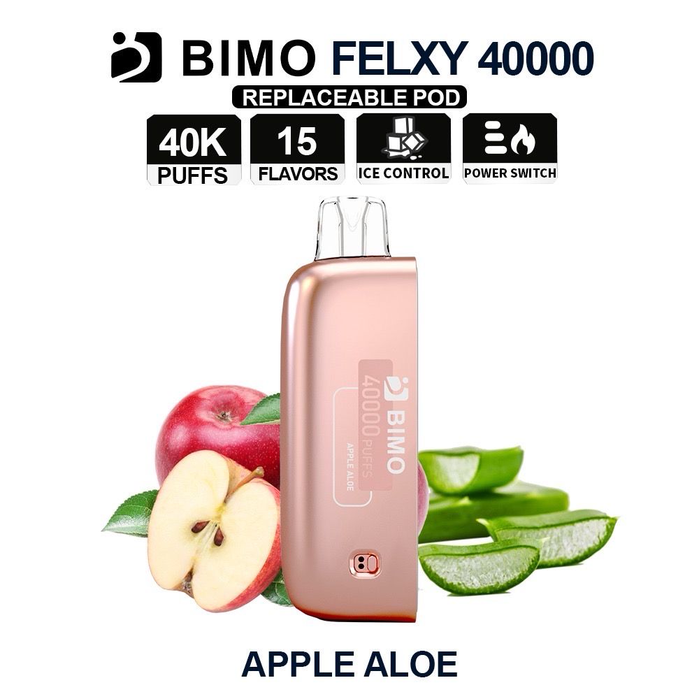 BIMO FELXY APPLE ALOE POD ONLY 40K PUFFS