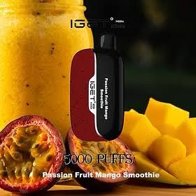 IGET MOON PASSION FRUIT MANGO SMOOTHIE 5000 PUFFS
