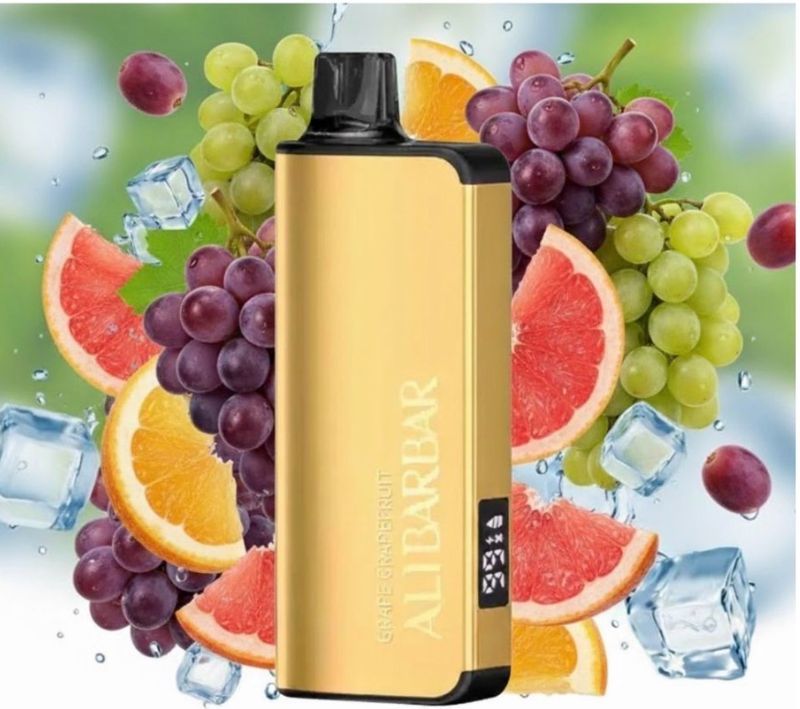 ALIBARBAR INGOT GRAPE GRAPEFRUIT 9000 PUFFS