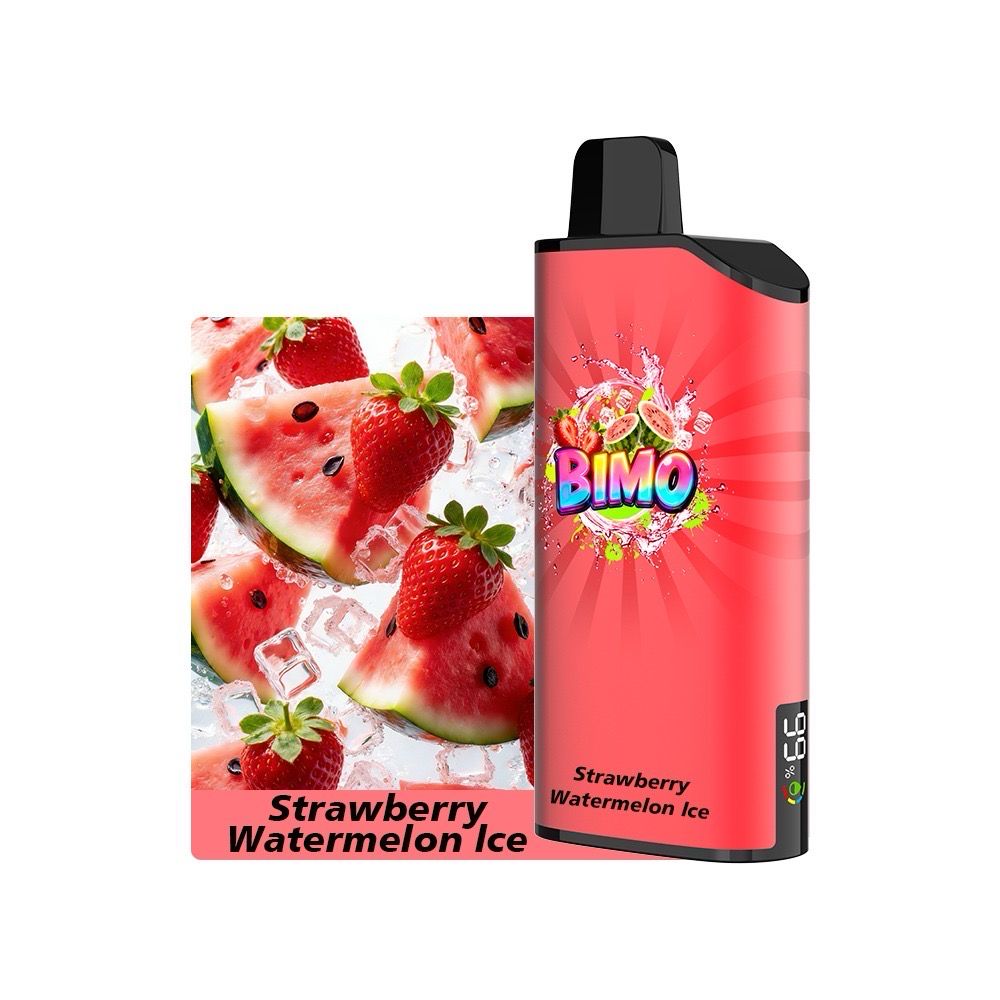 BIMO-ONE STRAWBERRY WATERMELON ICE 9000 PUFFS