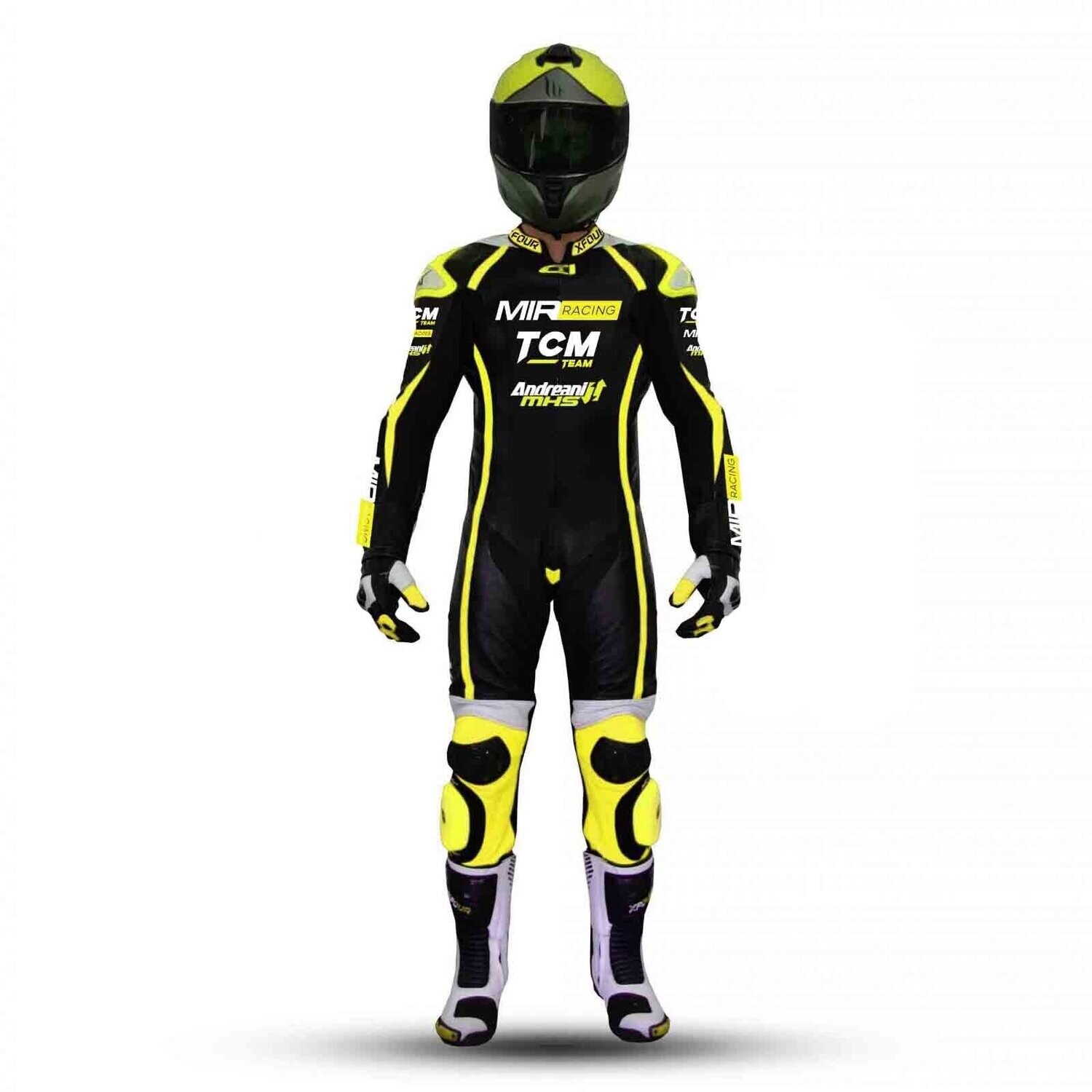 MONO XFOUR MODELO TCM X MIR RACING + DESLIZADERAS ADULTO