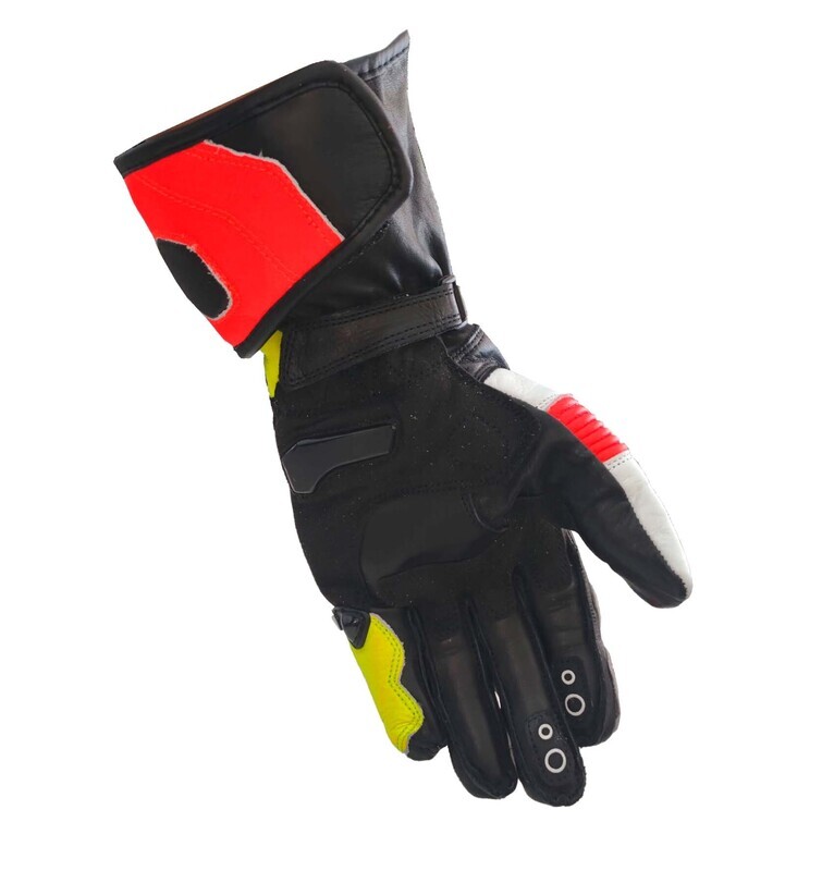 GUANTES ASFALTO ADULTO XFOUR NARANJA Y AMARILLO FLUOR 2K23