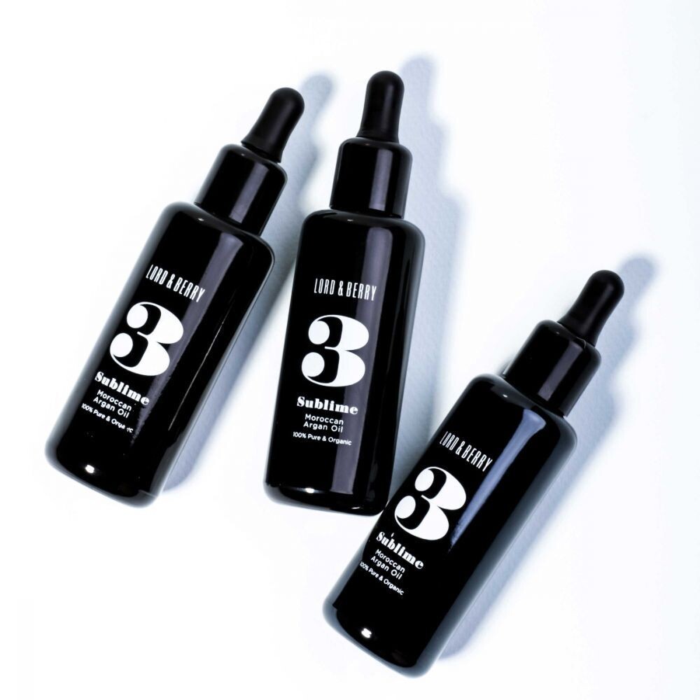 3 Sublime Moroccan Argan oil 100% Pure & Organic