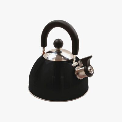 Kettle Camping Deluxe Whistling, Black, 2L