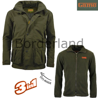 Jacket Game Shell & Fleece 3in1 Stealth