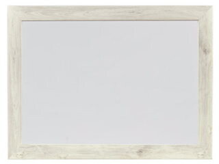 B192-36 Bedroom Mirror 30.67 in X 41.85 in X 0.98 in Cambeck Whitewash