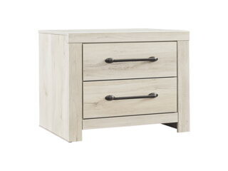 B192-92 Two Drawer Night Stand 24.37 in X 21.69 in X 15.31 in Cambeck Whitewash