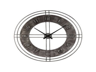 A8010068 Wall Clock 35.75 in X 35.75 in X 3 in Ana Sofia Antique Gray