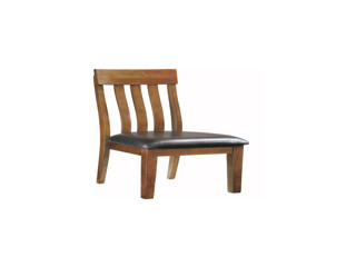 D594-01 Dining UPH Side Chair (2/CN) 40.25 in X 19.5 in X 22.63 in Ralene Medium Brown