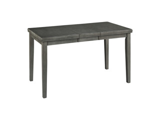 D589-35 RECT DRM Butterfly EXT Table 30.13 in X 42 in X 78.13 in Hallanden Gray