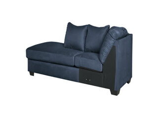 7500716 LAF Corner Chaise 37 in X 34 in X 90 in Darcy Blue