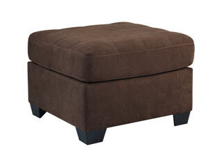 4522108 Oversized Accent Ottoman 22 in X 37 in X 37 in Maier Walnut