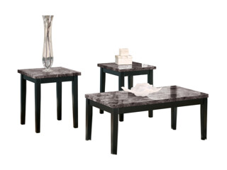 T204-13 Occasional Table Set (3/CN) 19.13 in X 48 in X 23.63 in Maysville Black