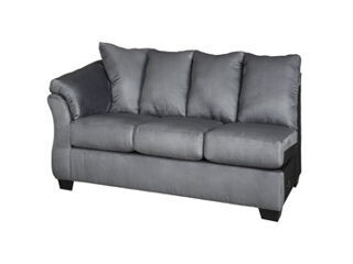 7500966 LAF Sofa 37 in X 79 in X 38 in Darcy Steel
