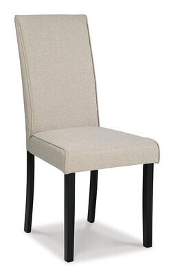 D250-01 Dining UPH Side Chair (2/CN) 38 in X 17.75 in X 22.5 in Kimonte Ivory
