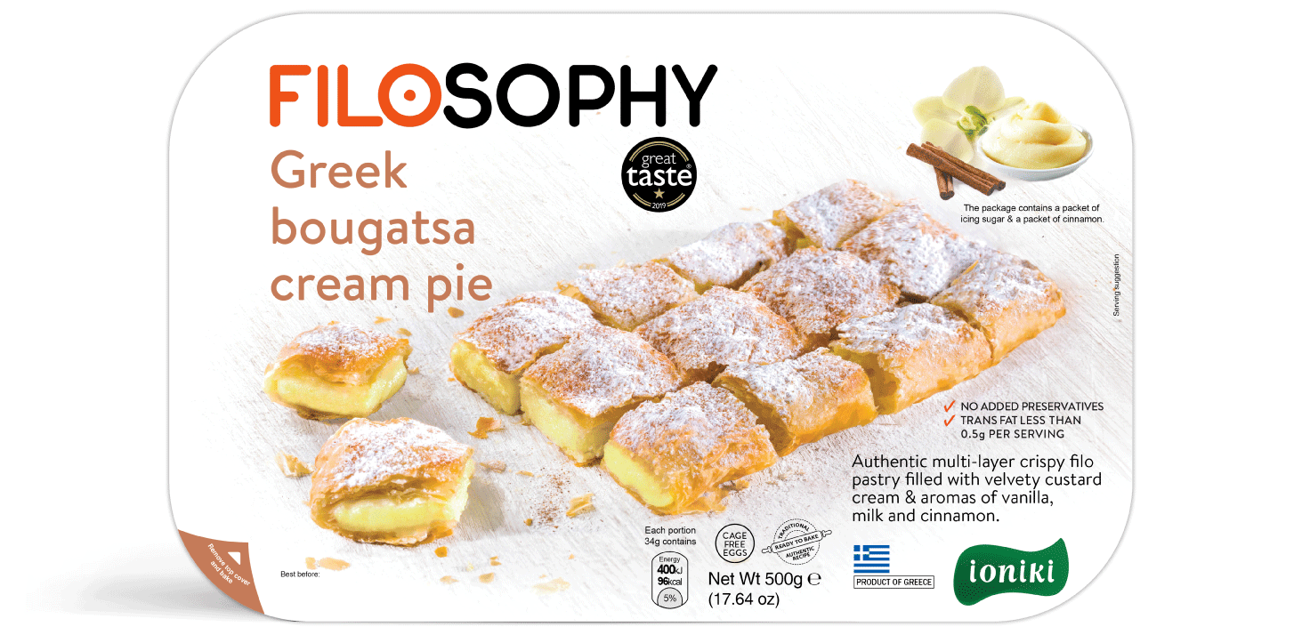 Bougatsa Cream Pie by Filosophy