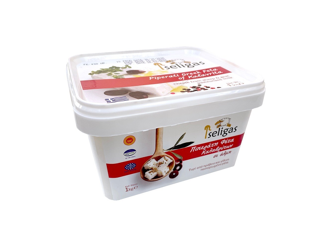 Piperati Feta 1kg by Tseligas