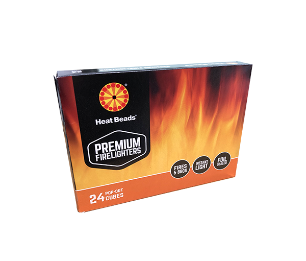 Premium Firelighters (24 pack) by Heat Beads