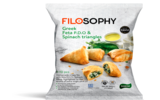 Feta &amp; Spinach Triangles by Filosophy