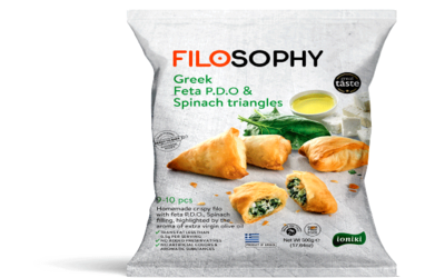Feta &amp; Spinach Triangles by Filosophy