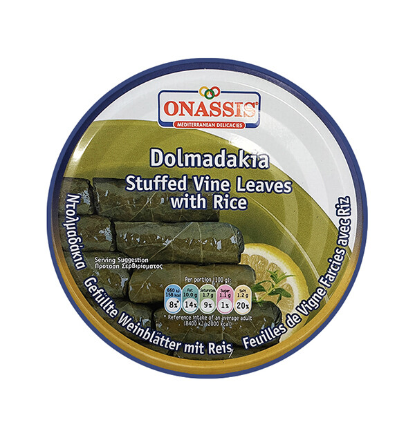 Stuffed Vine Leaves w/ Rice by Onassis or Benino