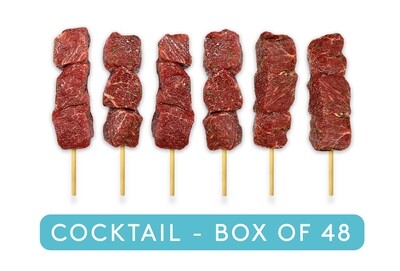 LAMB BACKSTRAP SOUVLAKI - COCKTAIL