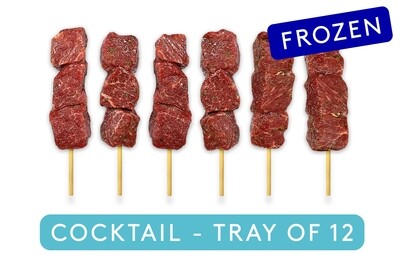 LAMB BACKSTRAP SOUVLAKI - FROZEN COCKTAIL - 12