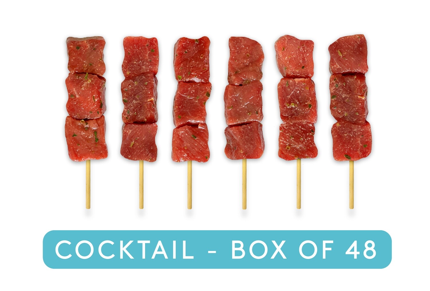 BEEF SOUVLAKI - COCKTAIL