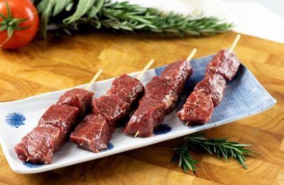 LAMB LEG COCKTAIL SOUVLAKI