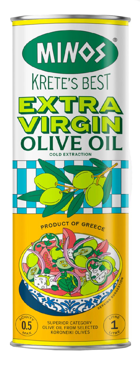 1L Extra Virgin Olive Oil by Minos