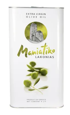 4L Extra Virgin Olive Oil by Maniatiko