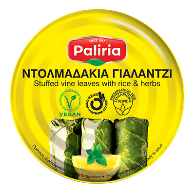 Stuffed Vine Leaves with Rice by Paliria