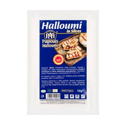 Papouis Halloumi Sliced