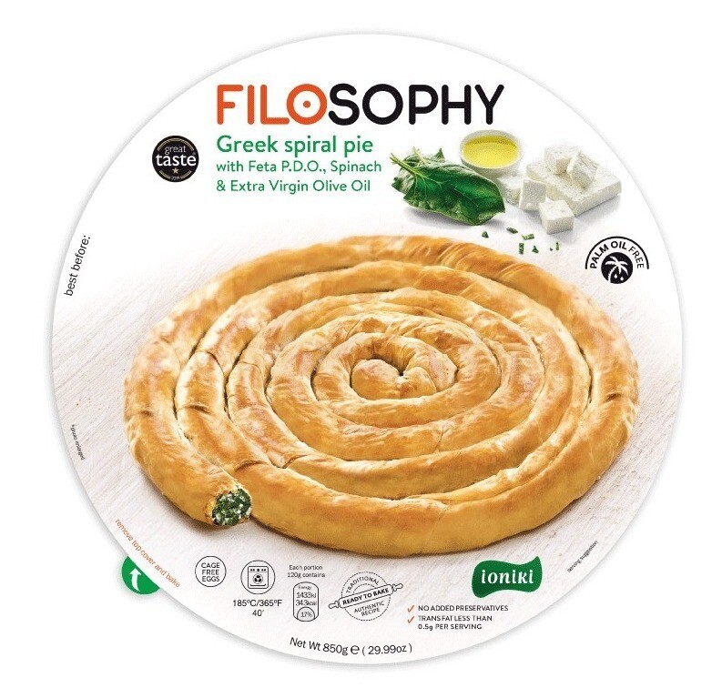 Spinach &amp; Cheese Spiral Pie by Filosophy