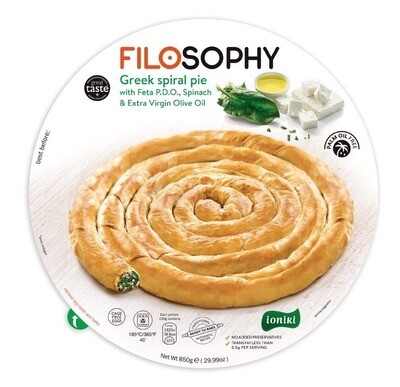 Spinach &amp; Cheese Spiral Pie by Filosophy